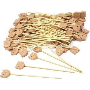 Cocktail Picks Cocktail Sticks, Party Food Decoration Toothpicks Cat 200 Pcs